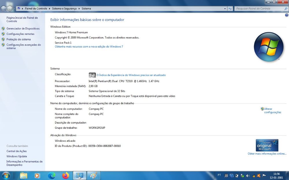 Para venda um Portátil HP Pavilion G7018ep
