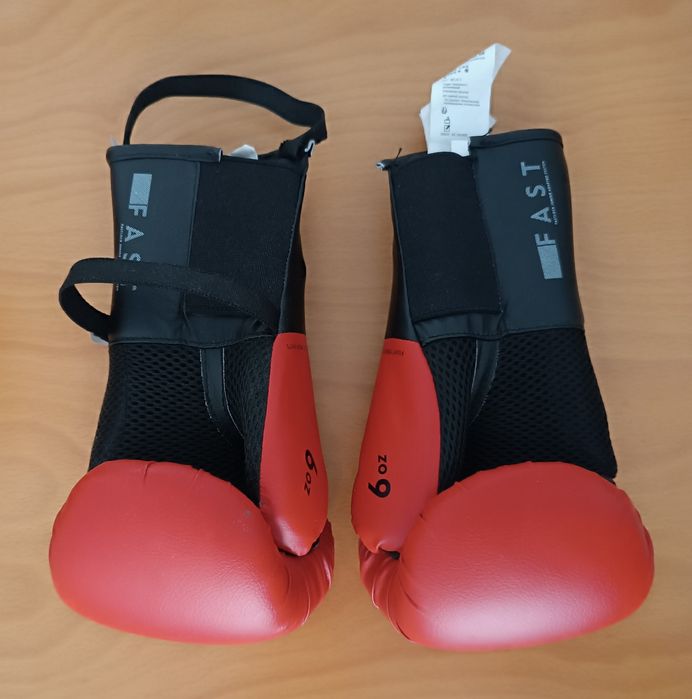 Luvas de boxe criança vermelho