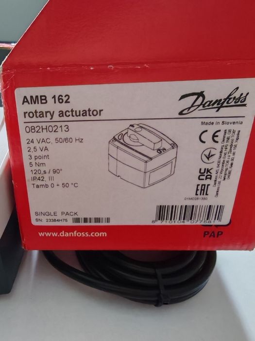 Danfoss siłownik  AMB 162 24V 082H0213