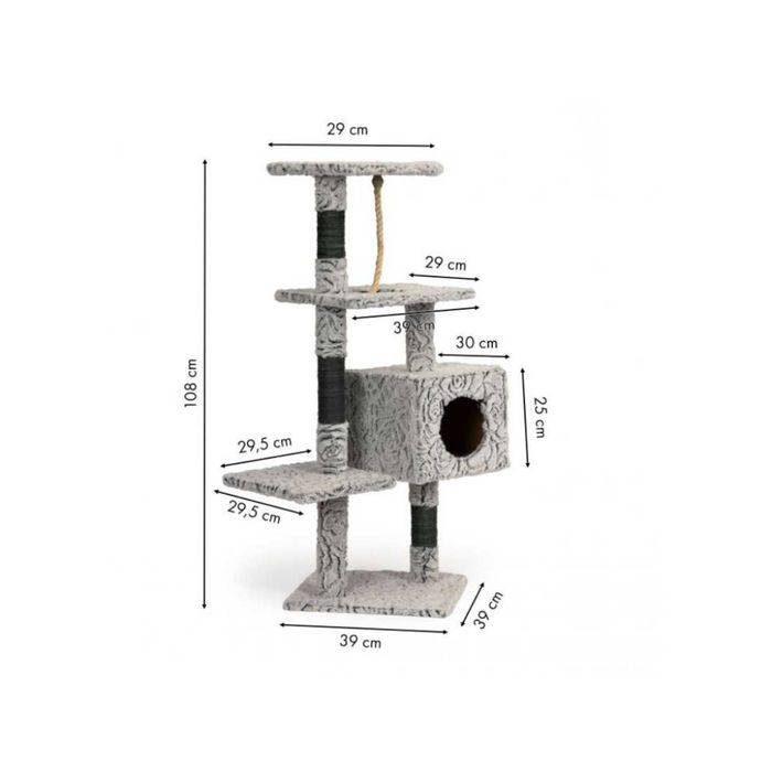 NOWY Drapak dla kota domek XXL legowisko drzewko piętrowy