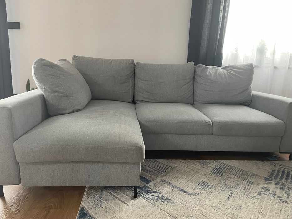 Narożnik Berry jasnoszary, używany