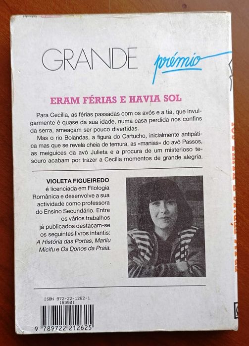 Eram Férias e Havia Sol (1) Violeta Figueiredo - portes incluídos