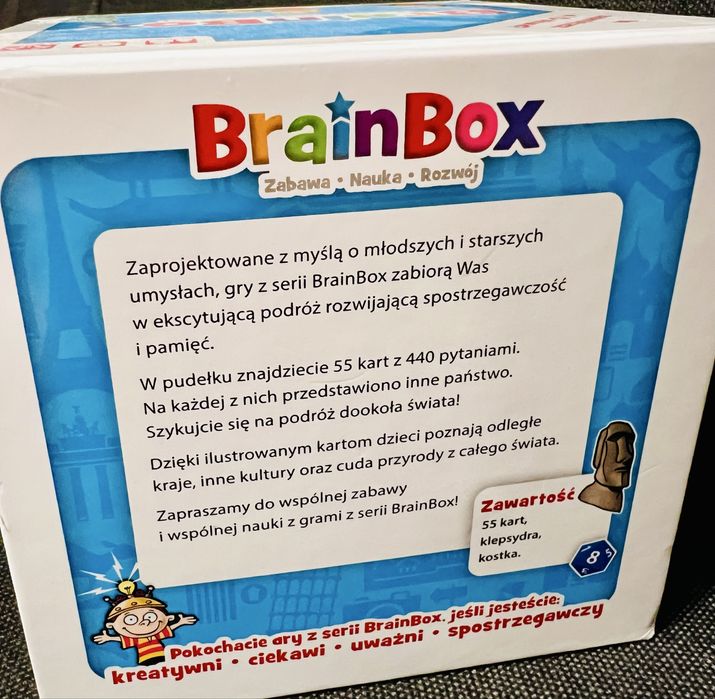 Gra planszowa BrainBox Świat nowa