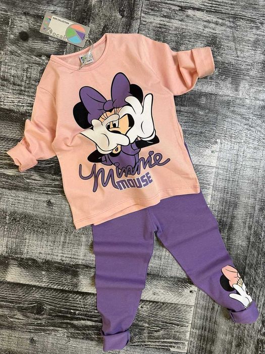 Komplet Myszka Minnie bluzka leginsy 134 140