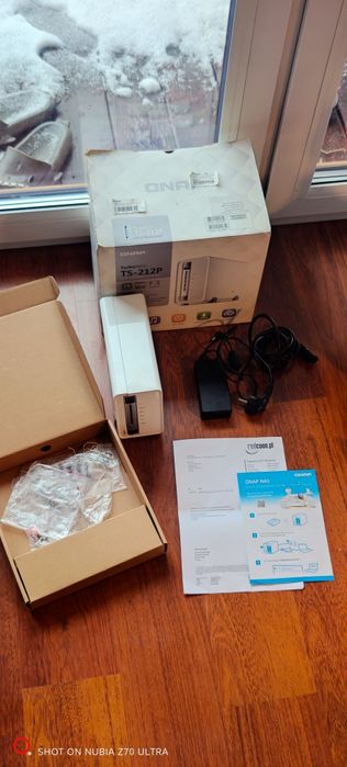Serwer NAD QNAP TS-212p 512MB DDR3 USB 3.2 2 x hdd dysk zewnętrzny