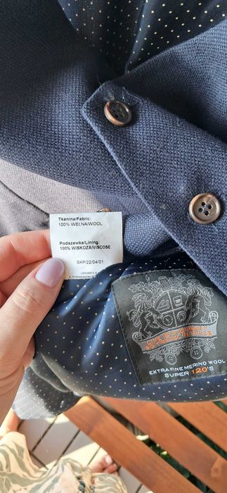 Garnitur Trzyczęściowy 100% wełniany LANCERTO