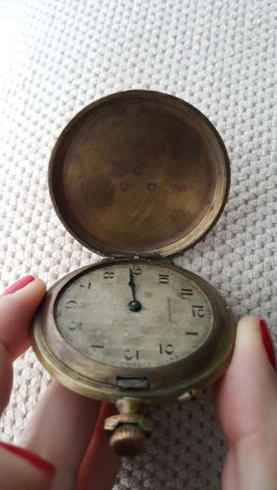 Zabytkowy miedzieny zegarek CHRONOMETRE