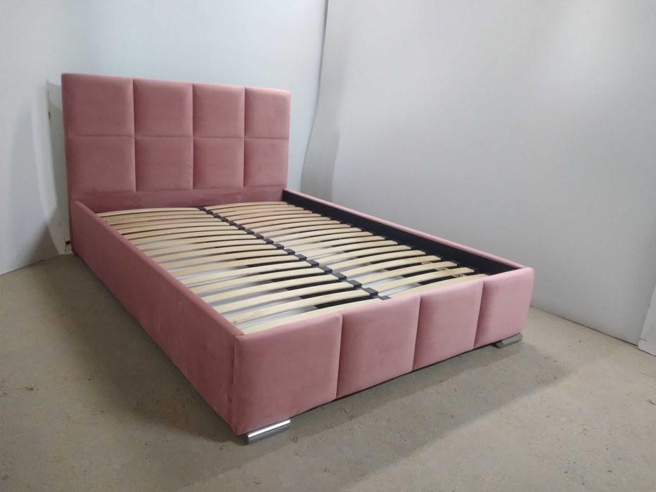 PRODUCENT OKAZJA Łóżko Tapicerowane stelaż metalowy pojemnik naPościel