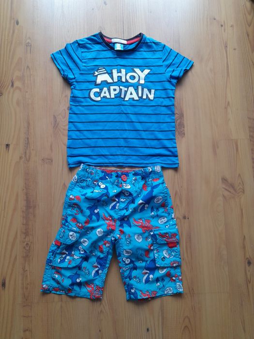 Komplecik dla chłopca spodenki plus bluzeczka 98/104