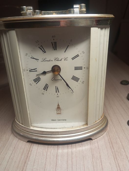 Vintage zegar kominkowy London Clock Co. | West Germany | Quartz