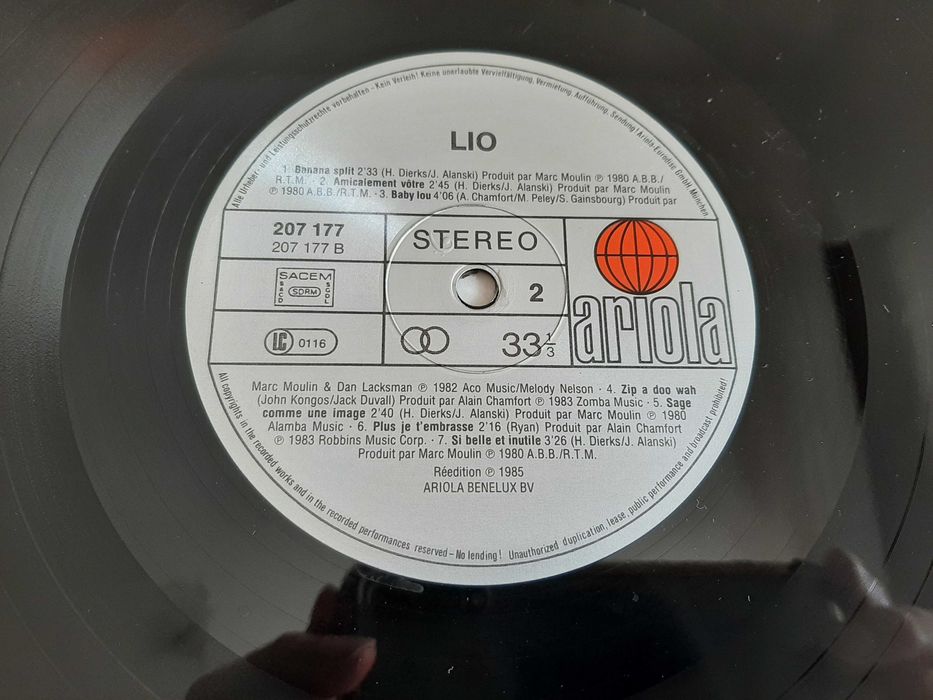 Lio - The Best of Lio - França - Vinil LP