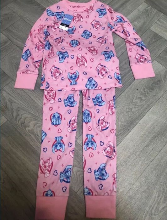 Новая пижама George нова піжама дівчинка весна шелк шовк Стич тепла