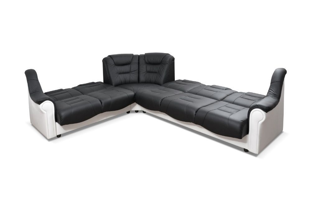 Narożnik skórzany wersalkowy 2R3 "KAROL" skóra naturalna PRODUCENT