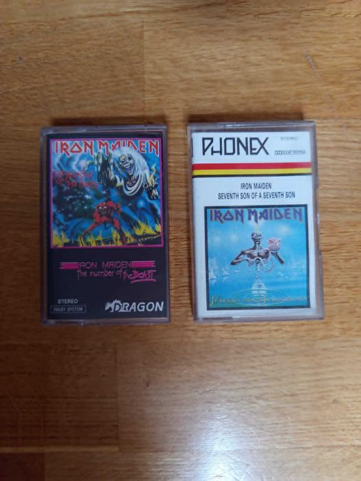 Kasety magnetofonowe Iron Maiden 2 sztuki
