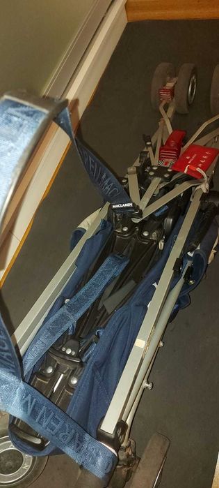 Коляска-тростина Maclaren Quest Blue Silver, синій