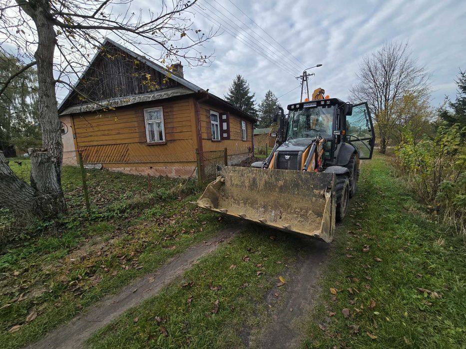 Koparko ładowarka Parczew Minikoparka Parczew Wykopy  Wywrotka