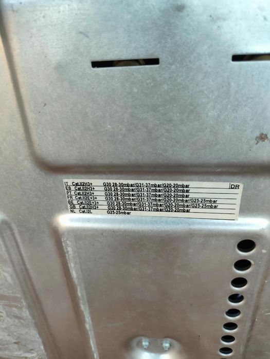 Placa de fogão a gás Ariston PH 640 M – 4 queimadores