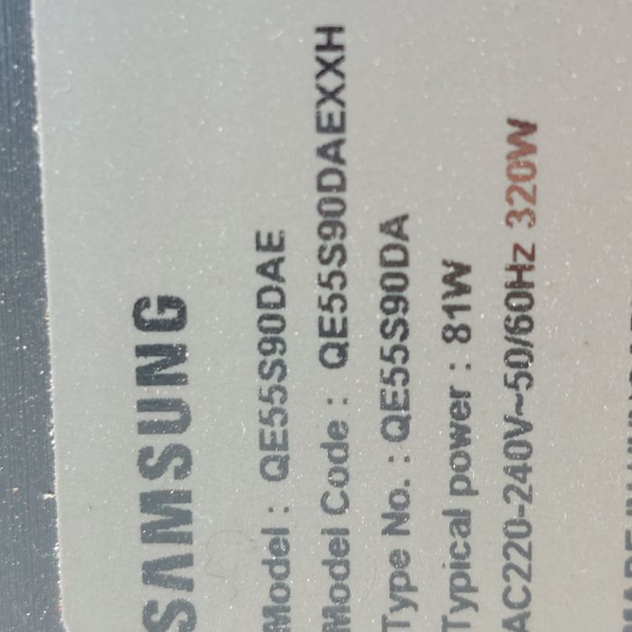 Samsung QE55S90DA i Sony KD 55XF9005 moduły