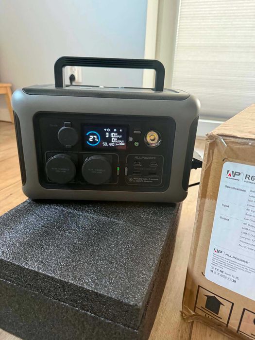 Stacja zasilania ALLPOWERS R600 600W/299Wh jak nowa użyta 3x