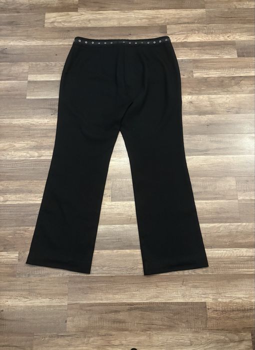 Czarne spodnie w kant Dorothy Perkins 44/XXL