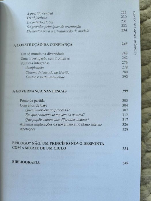 "A condição humana e os oceanos. Breviário de meditação" M Vasconcelos