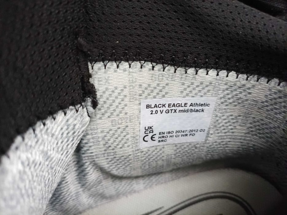 Buty Haix Black Eagle Athletic 2.0 V GTX Mid Czarne  41,  (UK:7)