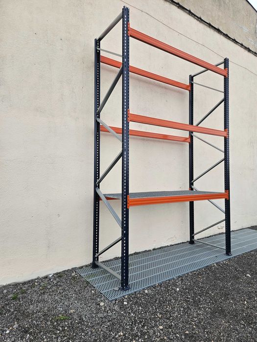 Regał magazynowy, regał paletowy, do magazynu, do warsztatu, metalowy