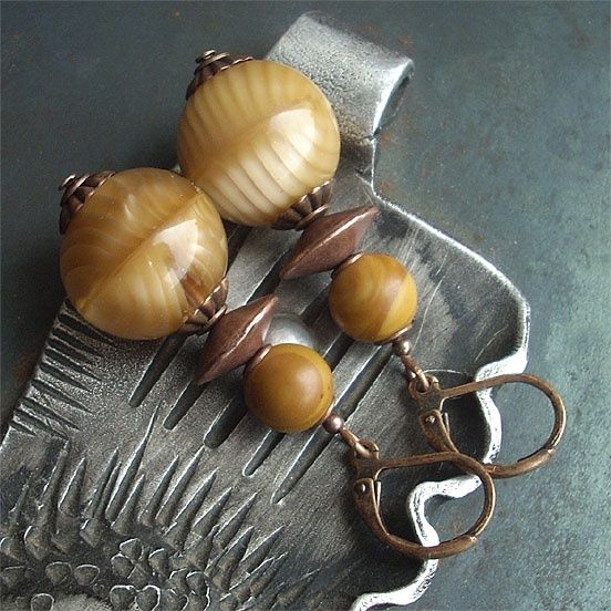 Kolczyki z kamieni naturalnych handmade