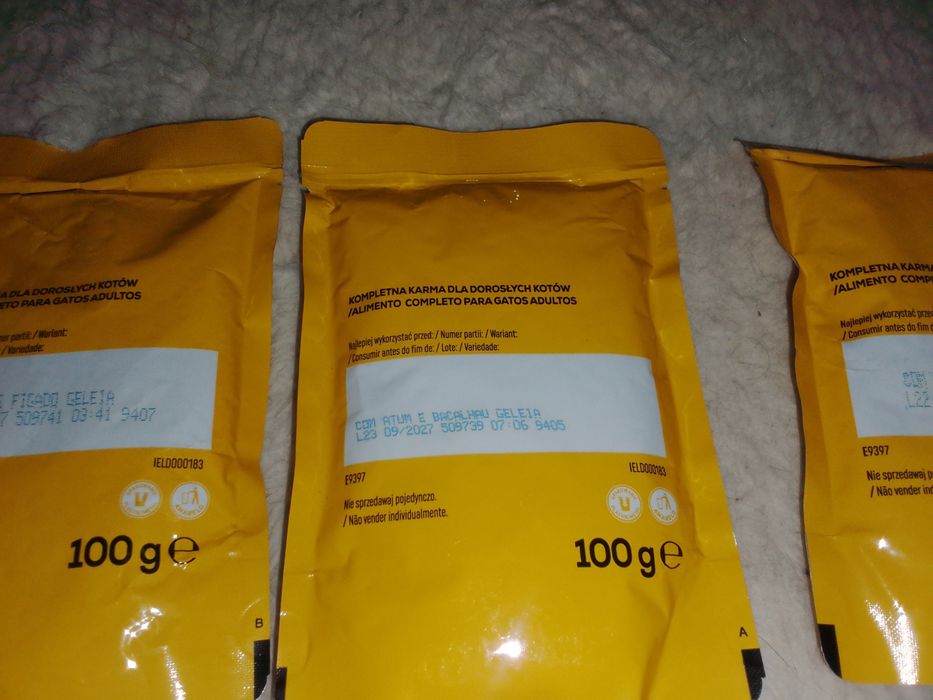 Saquetas de comida Húmida Kitty