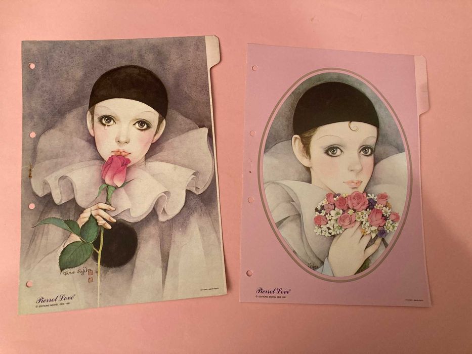 Conjunto de Separadores para Dossiers Escolares Pierrot Love Ambar