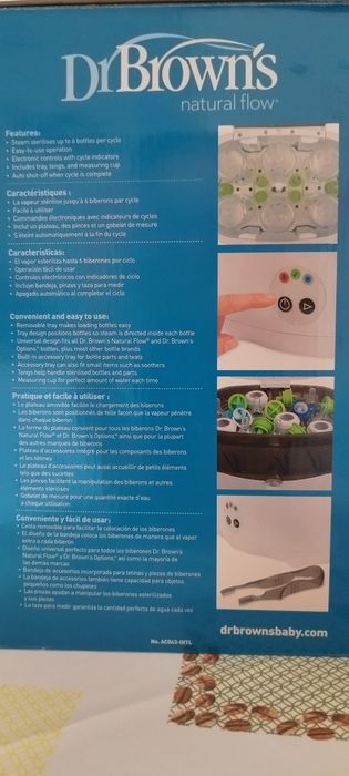 Esterilizador de biberões Dr. Browns