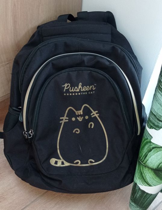 Plecak szkolny Pusheen czarny St. Majewski