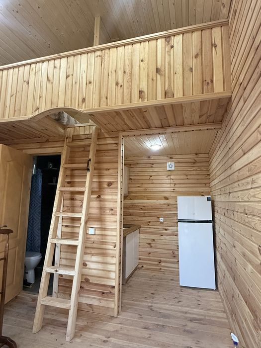 Нові дерев'яні будиночки (4-6 місць) + зона барбекю, 5 км від Чорноморська
