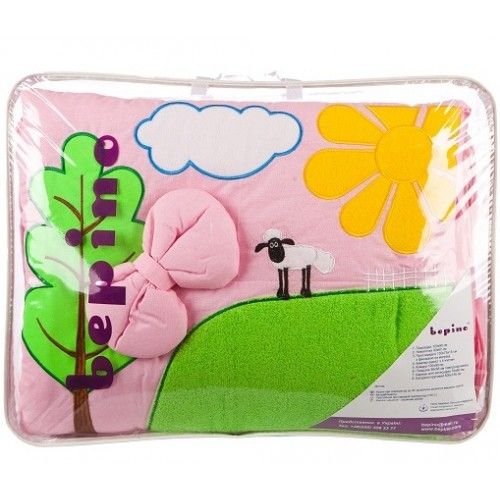 Комплект в ліжечко дитяче Бепіно Bepino бараyxbr  на лузі