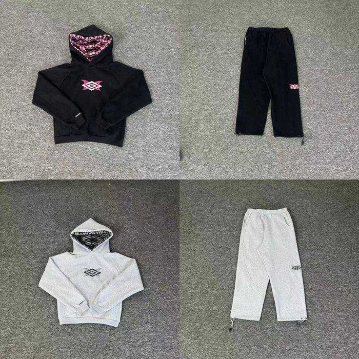 Худі Mertra x Umbro | чорна кофта з рожевим лого | Y2K стрітвір