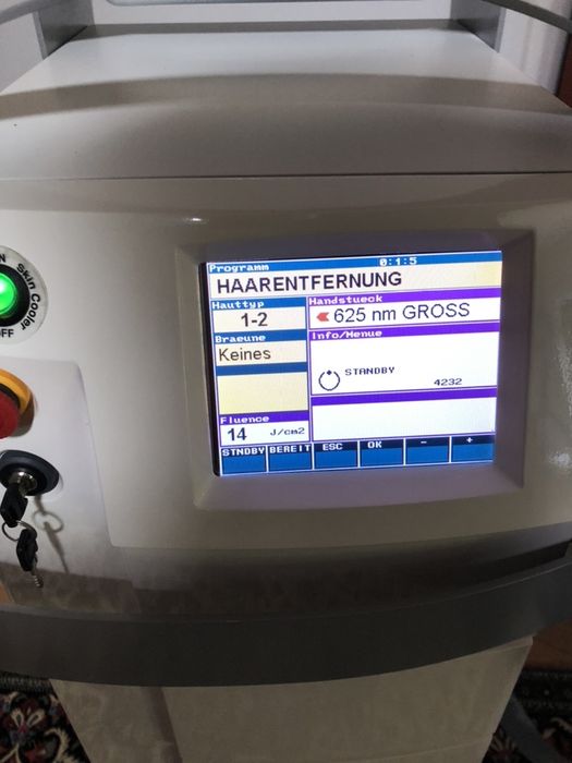 Laser do depilacji Mediostar Asclepion APL Tower