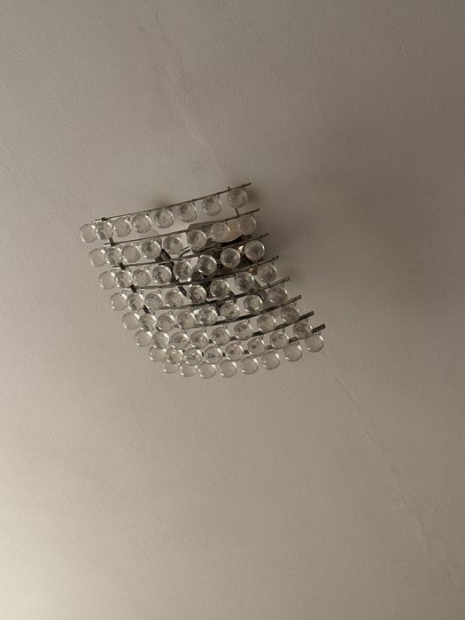 Lampa z kryształami