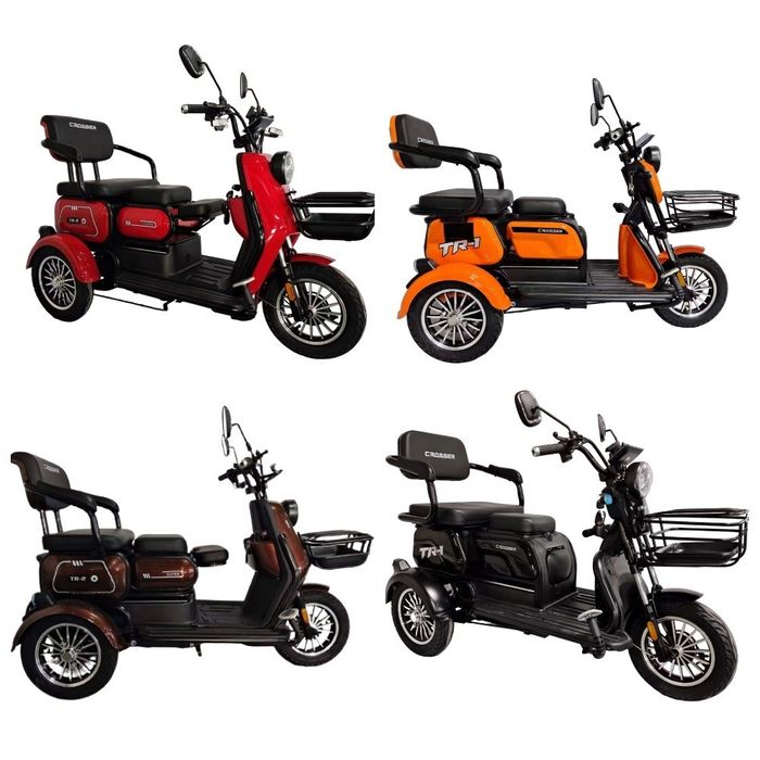 Электроскутер Электротрайк трехколесный Crosser TR-1, 1500Вт Кросcер