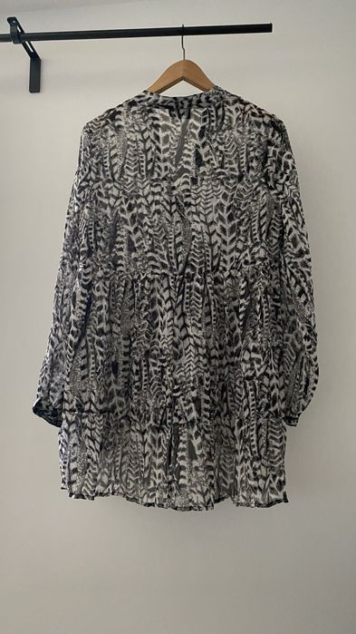 Bluzka tunika Gina Benotti 40/L   Owersize zwierzecy print