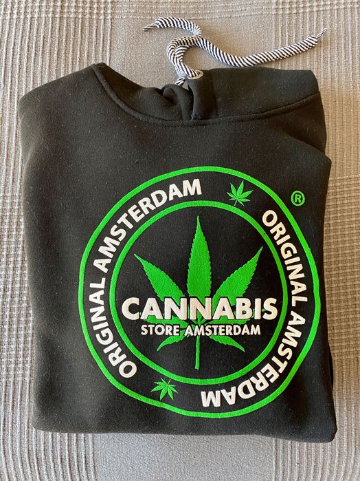 Sweat com capuz Cannabis Store Amsterdam