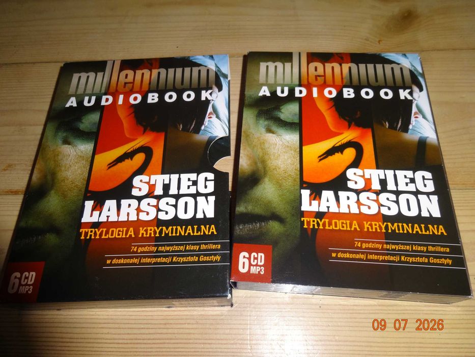 stieg larsson millennium audiobook 6 cd