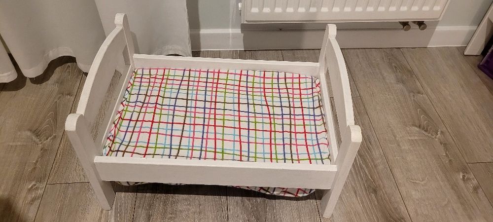 Łóżeczko dla lalek IKEA DUKTIG białe