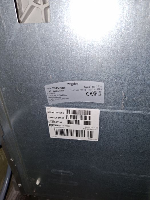 стиральная машина Whirlpool