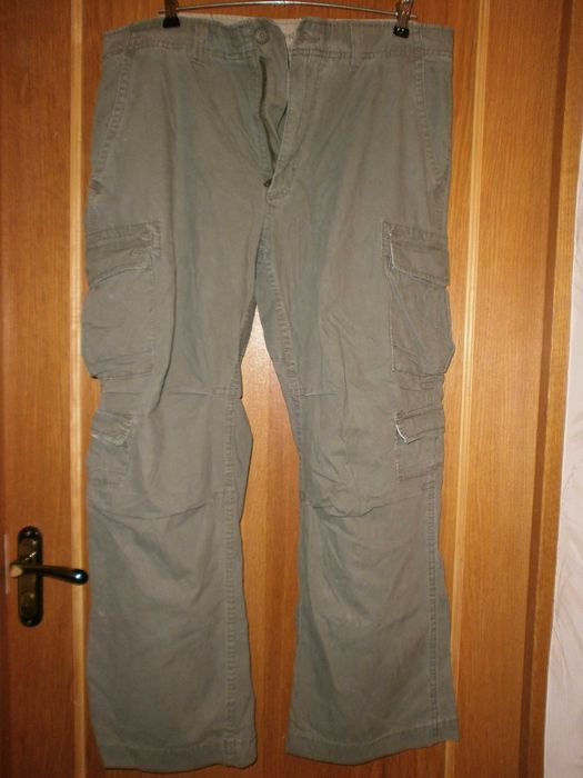 Штаны карго Cargo Part олива, разм. 38, наш разм. 56. Пояс-50 см