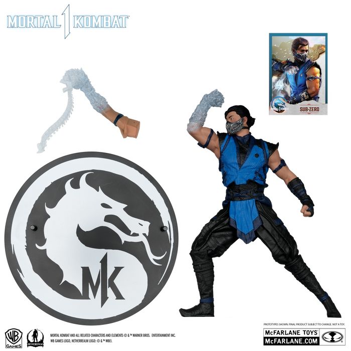 Mortal Kombat 1 Sub-Zero McFarlane Toys | Авторський репейнт | Повний комплект