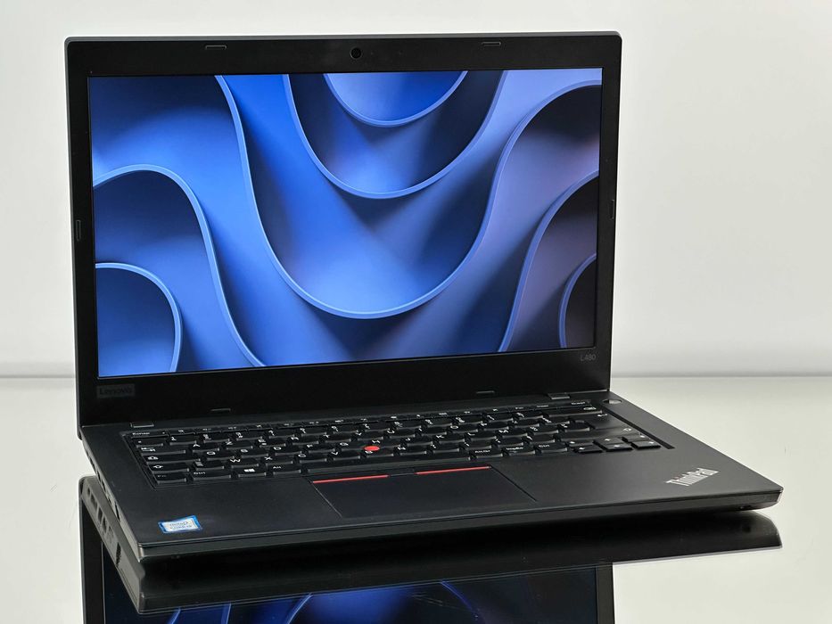Best Seller Poleasingowy Laptop Lenovo ThinkPad l480 Intel Core i5 8GB RAM 256GB SSD NVMe Windows 11 Pro + ORYGINALNY zasilacz Lenovo ładowarka