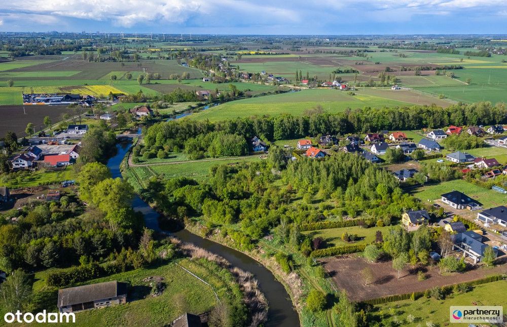 Duża działka budowlana, zabudowa mieszkaniowa
