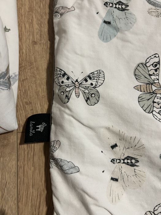 Dwie kołderki do żłobka, lanila 100x 70 cm