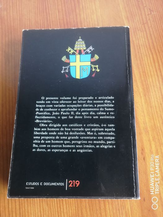 Livro João Paulo II "Pausas de reflexão"