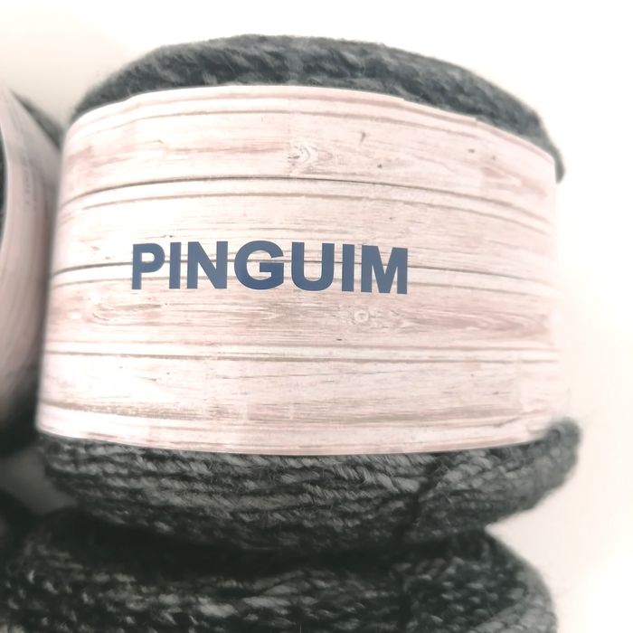 6 novelos de lã Pinguim da Miltons BGM